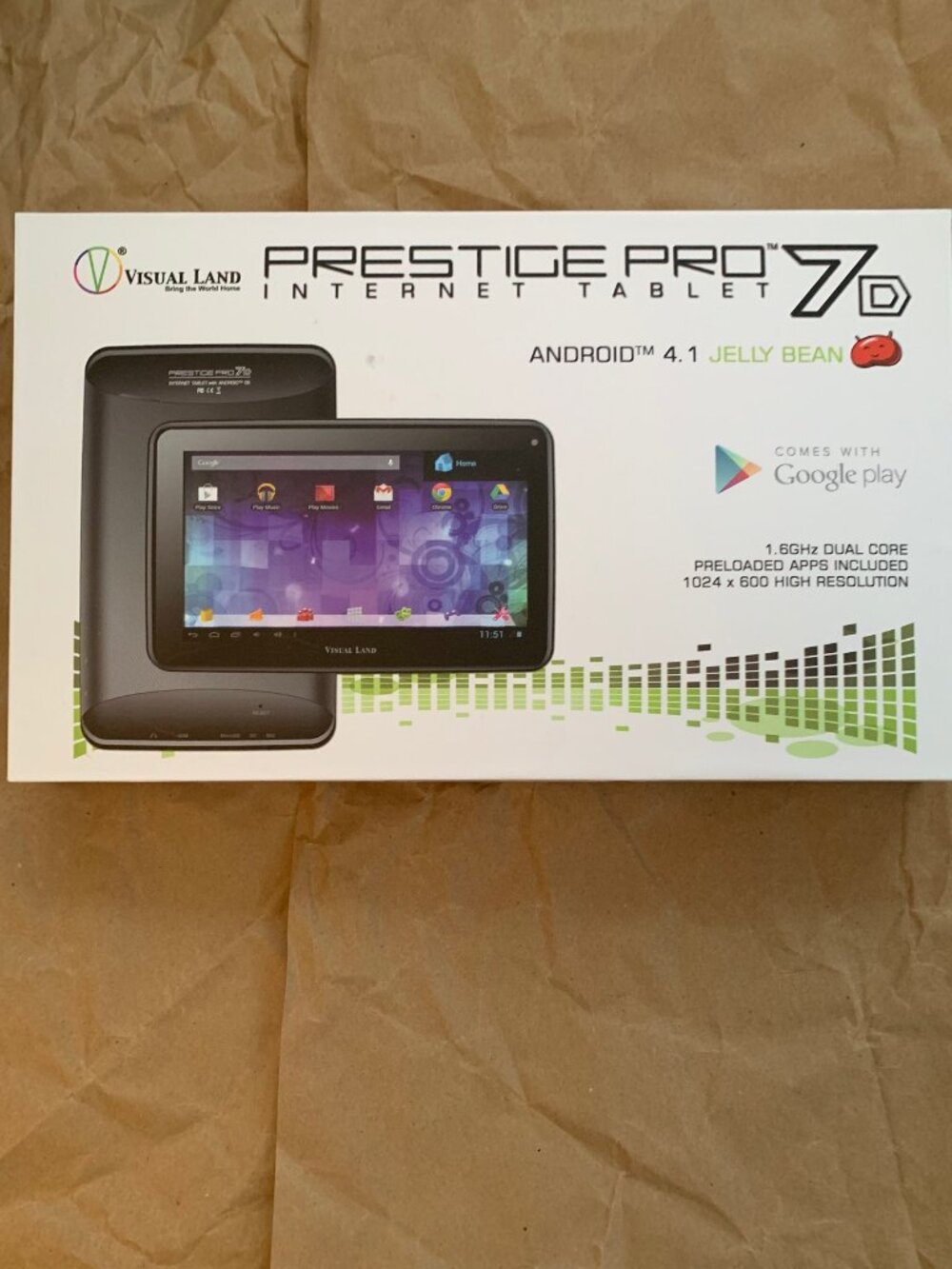 VALUE LAND PRESITIGE PRO 7D ANDROID. 4.1
